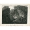 England. Blick auf den Gipfel und den Eingang zum Great Caver in Castleton, 1817