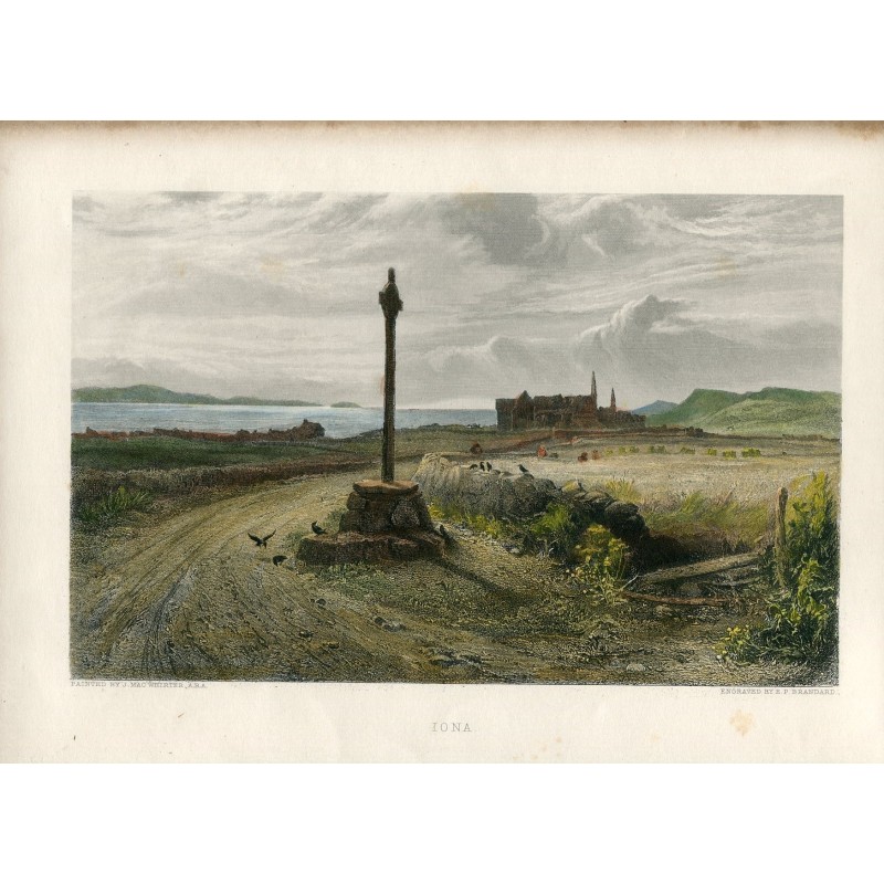 Schottland. Iona aufgenommen von EP Brandard