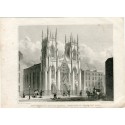 «Nouvelle église nationale de scotch sdmouth st. route de l'auberge grise » par Thomas Shefherd 1829