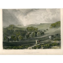 England. Brightling Observatory engraved by WB Cooke, 1819