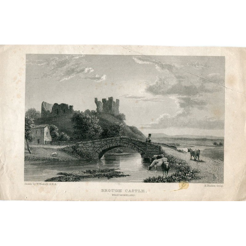 Brough Castle, Westmoreland (England). 1830