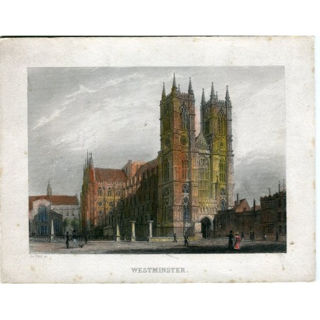 «Westminster» grabado por W.Alexander le Petit en 1840
