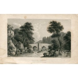 England. Saugh Bridge, gestochen von Edward Finden, gezeichnet von W. Westall