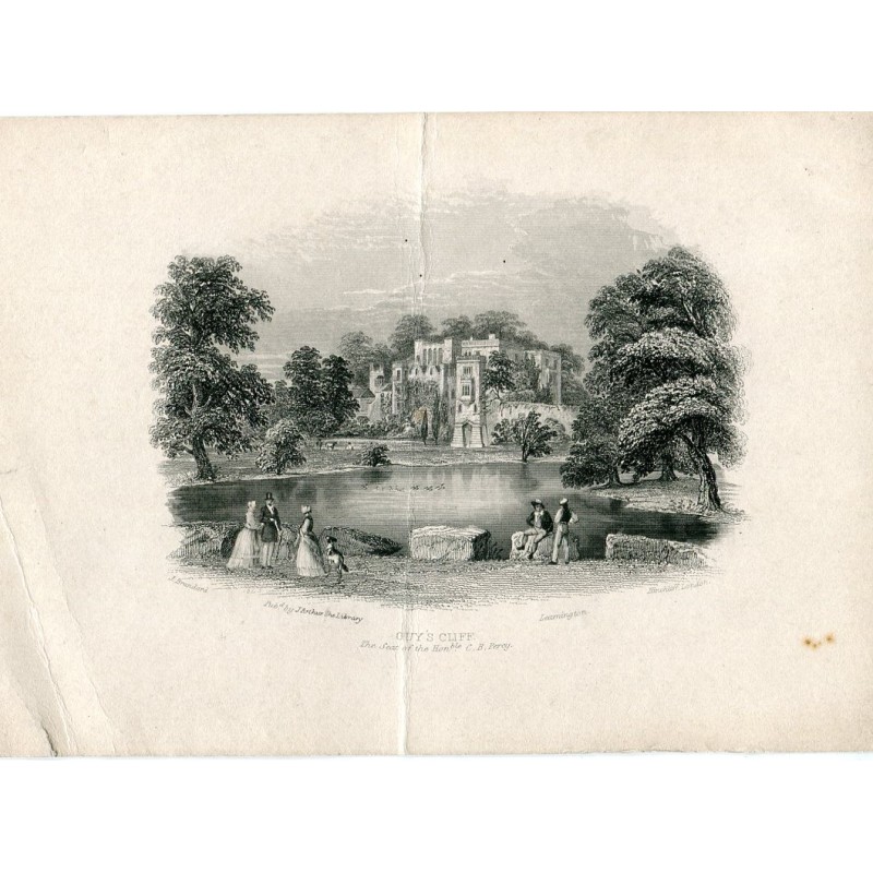 Angleterre. Guy's Cliff, gravé par Hinchtiff, dessiné par J. Brandard