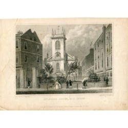 Angleterre. Juiverie de St. Olave, Vieille Juiverie. Gravé par W. Watkins, dessiné par H. Shepherd.