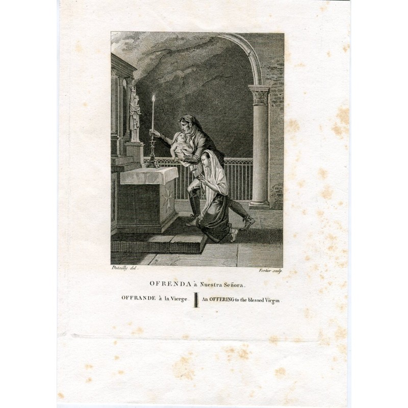 Offrande à la Sainte Vierge - 1811 Alexandre Laborde
