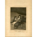 GOYA etching. Caprices. Bellos consejos