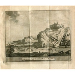 Portugal. Blick auf den Hafen, die Kirche von Bellem und den Getreidespeicher von Sant'Amat, 1715.
