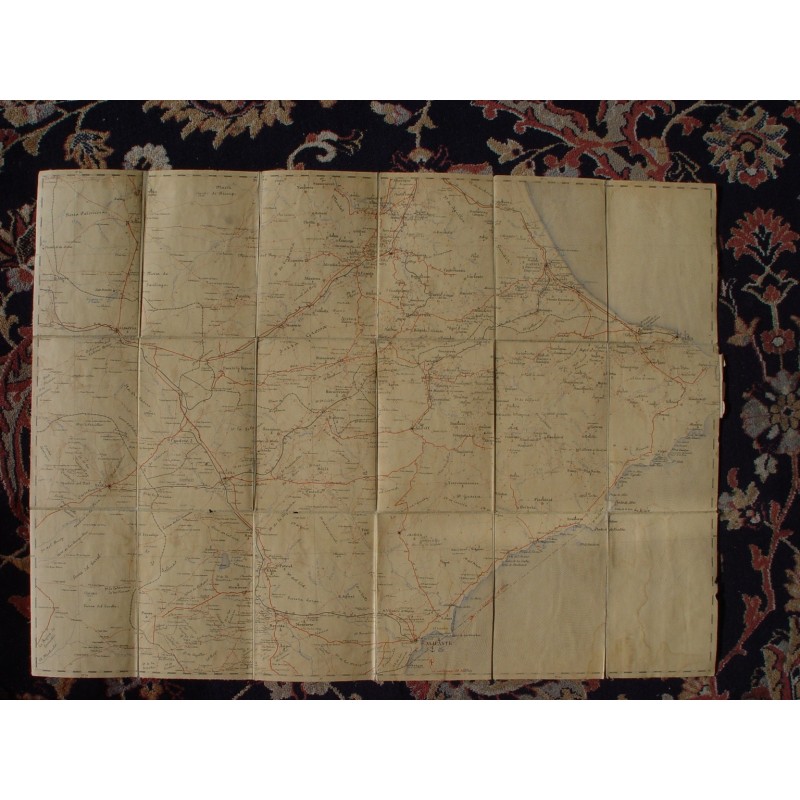 Military map itinerary of Spain, Alicante, sheet 67