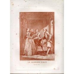 Le mariage forcé, d'après Boucher. Laurent Cars