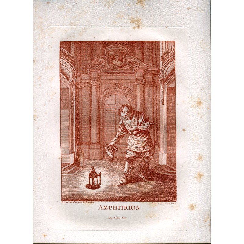 Amphitrion engraved by Laurent Cars, invented and drawn by F. Boucher.