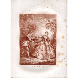 Melicerte incisa da Laurent Cars, inventata e disegnata da F. Boucher.