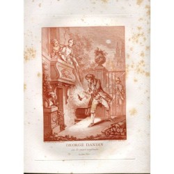 Georges Dandin ou l'Épouse confondue, gravé par Laurent Cars, inventé et dessiné par F. Boucher.