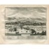 Cordoba, topografische Ansicht - Antiker Stahlstich, alter Druck - Pieter Van der Aa (Alvarez de Colmenar), 1707
